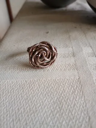Anillo Plata Diseño Flor