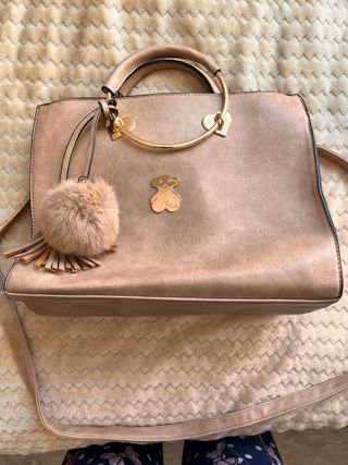 Bolso Tous Marrón Piel Sin Usar