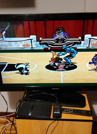 PS2 Slim Negra + 10 Juegos + Micrófonos + m. card