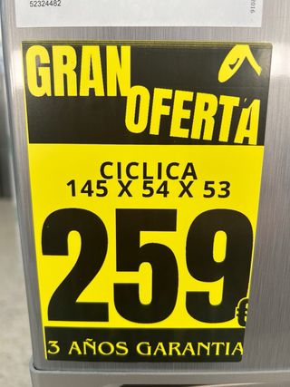Nevera Indesit 259€