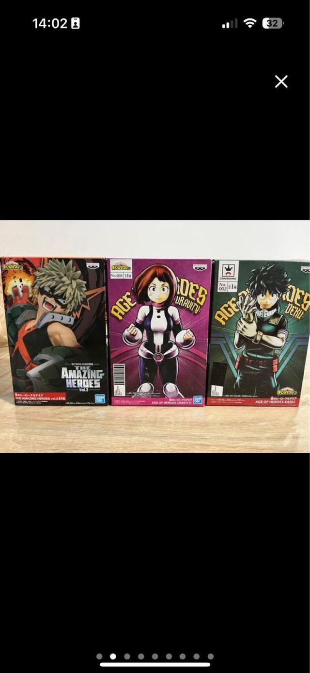 Pack Figuras Banpresto Boku no Hero