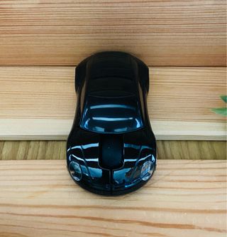 Ratón Inalámbrico Coche Deportivo Negro - Nuevo