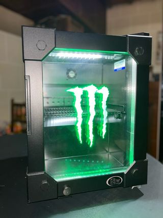 Mini Nevera Monster LED Verde Limitada 
