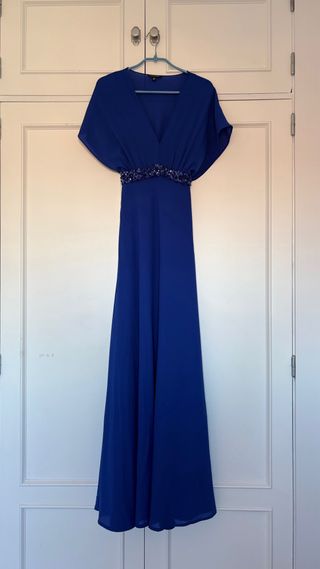 Vestido Etxart & Panno Azul Fiesta