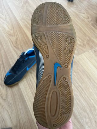Zapatillas Fútbol Sala Nike Negras y Azules