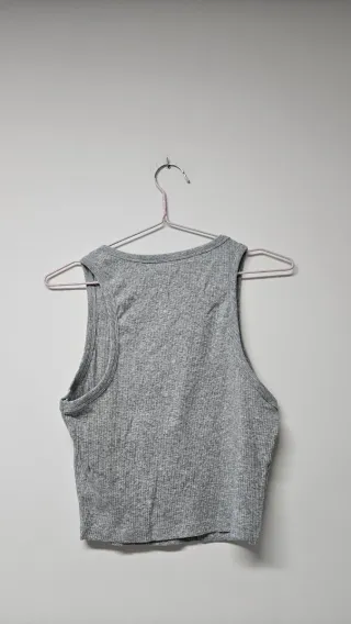 Camiseta tirantes gris nueva
