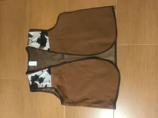 Chaleco Indio/Vaquero. Disfraz . Talla XL 