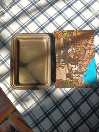 Svuotatasche in ottone antico