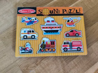 Puzzle Sonoro Melissa & Doug Vehículos