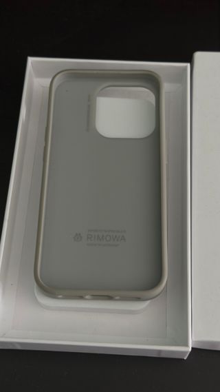 Cover Rimowa (argento alluminio) iPhone 15 Pro