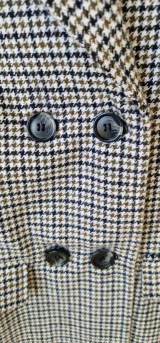 Cappotto Pied de Poule British Vintage