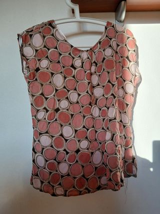 Top donna fantasia pois