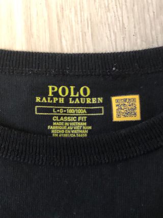 Jersey Polo Ralph Lauren Negro Talla L