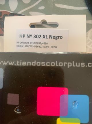 Cartucho Tinta HP 302XL Negro es rellenado