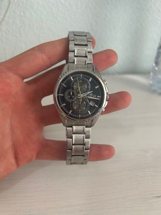 Reloj Lotus Chronograph 18526.Negro y Plateado