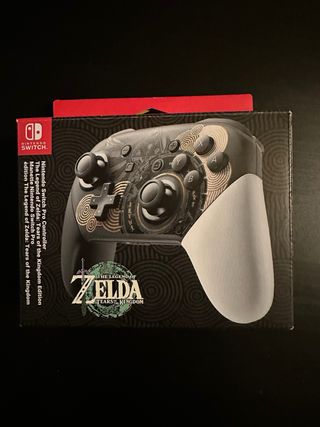 Mando Pro Controller Nintendo Switch Negro Dorado
