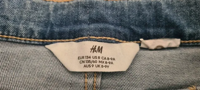 Falda vaquera larga evasé