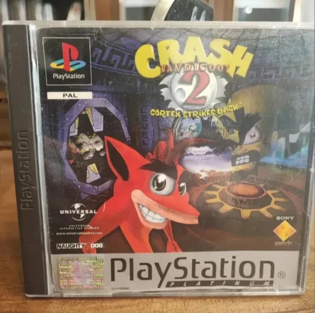 Crash Bandicoot 2 PS1 Platinum PAL