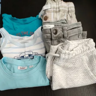 Lotto 6 pezzi abbigliamento bimbo