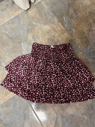 Top lentejuelas plateado/dorado talla S