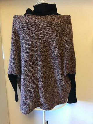 Jersey jaspeado Talla L mangas murciélago