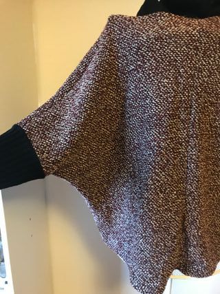 Jersey jaspeado Talla L mangas murciélago