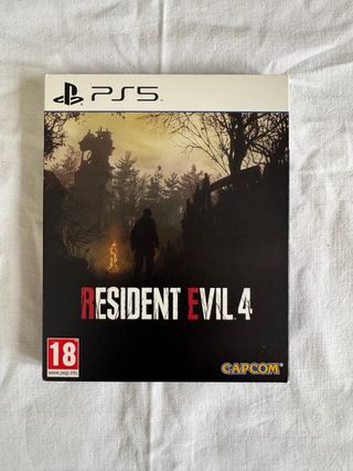 Resident Evil 4 PS5 edición con caja metálica