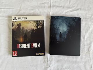 Resident Evil 4 PS5 edición con caja metálica