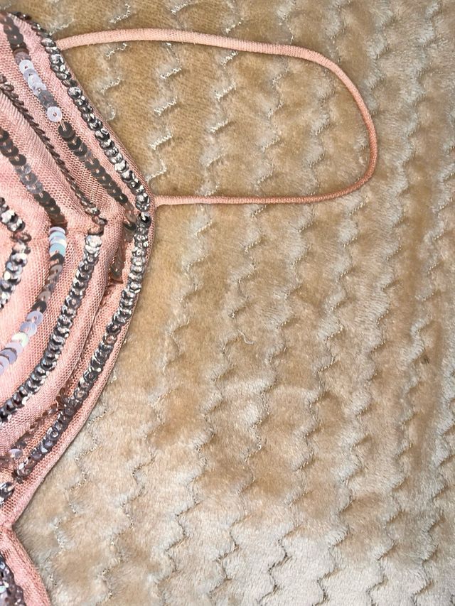 Vestido corto lentejuelas fiesta