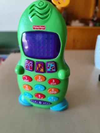 Teléfono Juguete Fisher Price Números Letras