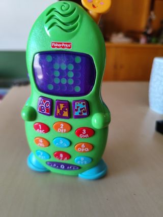 Teléfono Juguete Fisher Price Números Letras