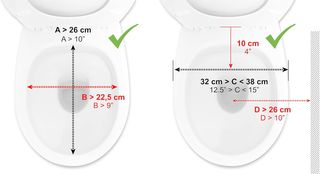 Elevador WC KMINA con Reposabrazos y Tapa
