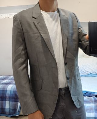 Giacca elegante H&M grigia taglia M