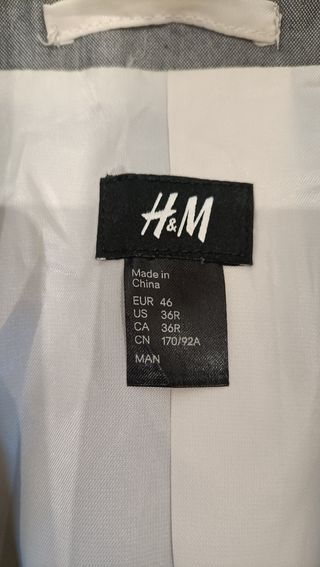 Giacca elegante H&M grigia taglia M