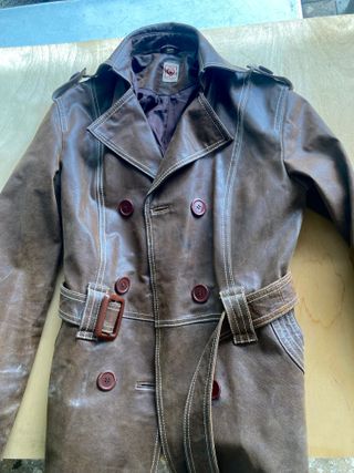 Chaqueta gabardina Miss Side Car marrón