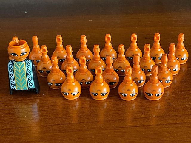 Lote Cabezas Egipcias Playmobil