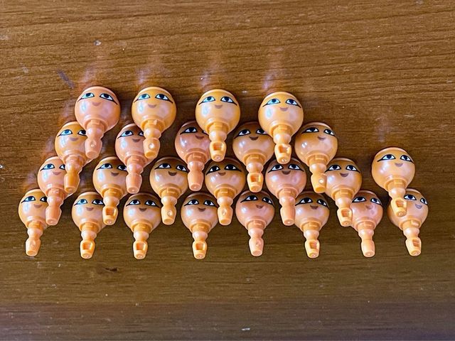 Lote Cabezas Egipcias Playmobil