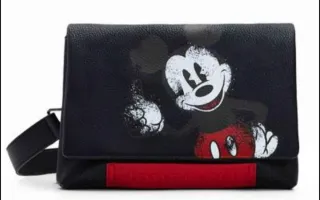 Bolso Mickey Desigual Negro y Rojo