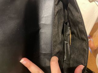 Bolso negro Zara hombro botones