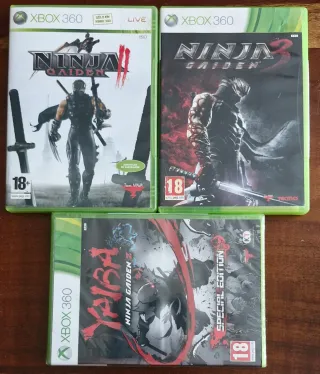 🇪🇦🇬🇧 3 juegos saga Ninja Gaiden Xbox 360