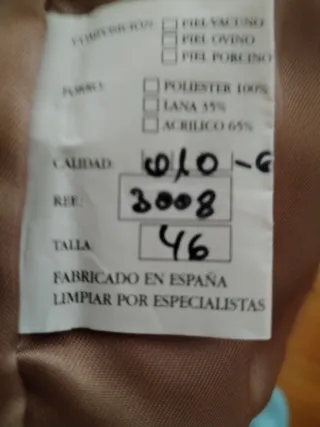 Chaqueta de piel para mujer
