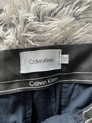 Pantalón Chino Calvin Klein Azul
