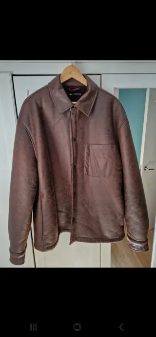 Abrigo Chaqueta Zara Hombre Marrón