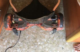 Hoverboard con silla y luces LED