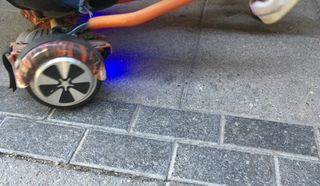 Hoverboard con silla y luces LED