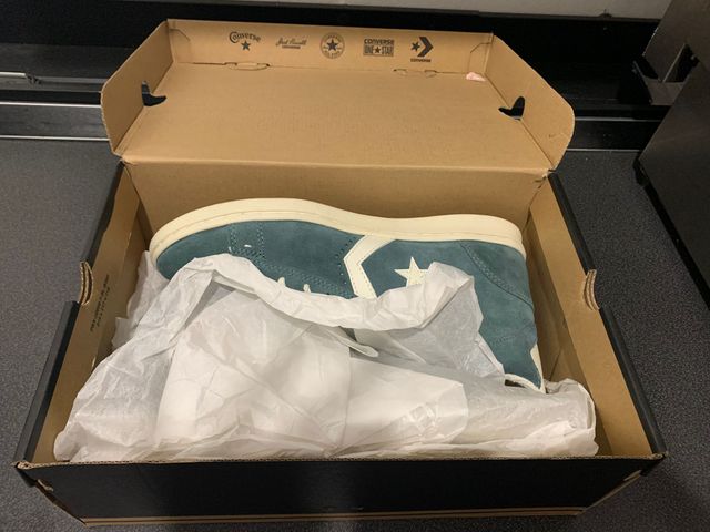 Converse Pro Leather Mid Teal Pelle nabuk 43