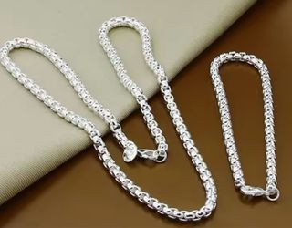 Conjunto Plata de Ley Unisex