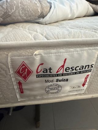 Colchón Cat Descans Mod. Suiza 1.90x1.50