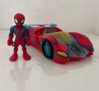Coche Spiderman con Muñeco