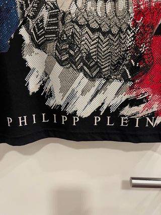 Camiseta Philipp Plein Calavera Bandera Francia